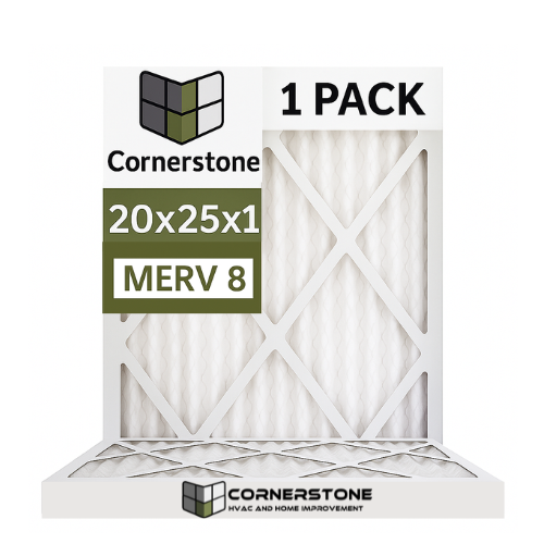 Cornerstone 20x25x1 MERV 8 HVAC Air Filter