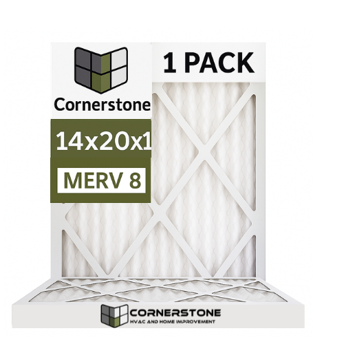 Cornerstone 14x20x1 MERV 8 HVAC Air Filter