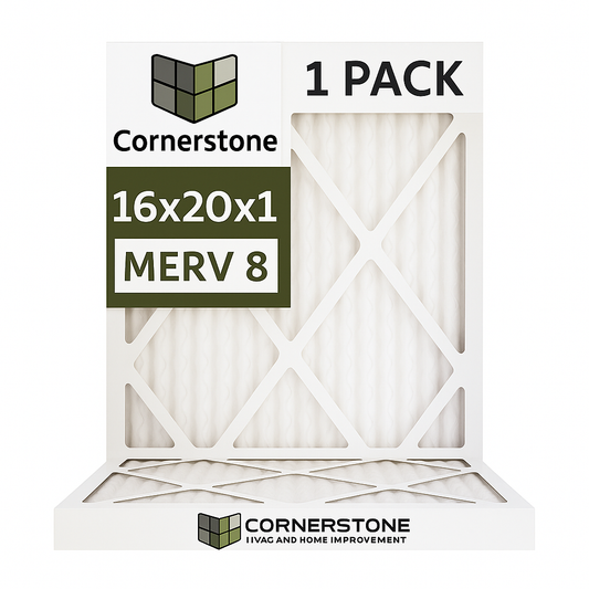 Cornerstone 16x20x1 MERV 8 HVAC Air Filter